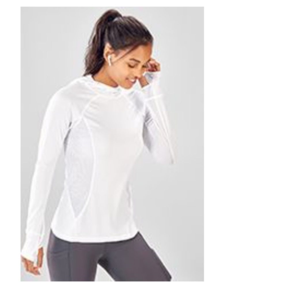 Fabletics- medium - white hoodie